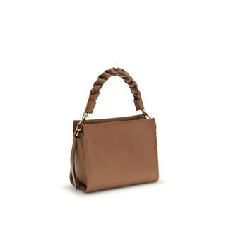 Coccinelle Beige Calf Leather Bos Taurus Shoulder Bag