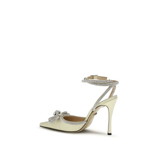 MACH & MACH Multicolor Silk High Heel Pumps