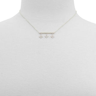 ALDO Silver Elastane Necklace