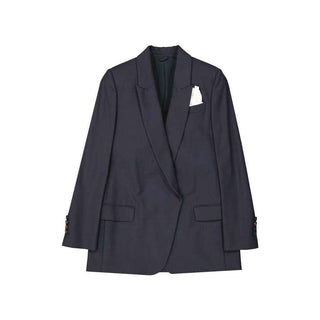 Brunello Cucinelli Blue Virgin Wool Blazer