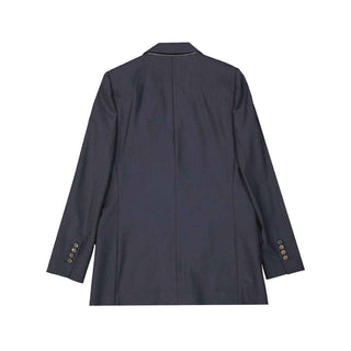 Brunello Cucinelli Blue Virgin Wool Blazer