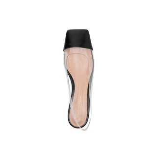Gianvito Rossi Black Plexiglass Flats