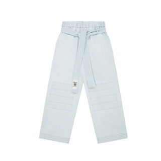 Stella McCartney Blue Cotton Casual Pants