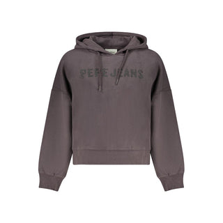 Pepe Jeans Black Cotton Women Sweatshirt
