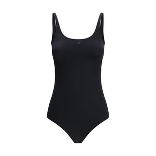 Courrèges Black Elastane One-Piece Swimsuit