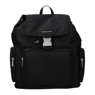 Michael Kors Black Fabric Backpack