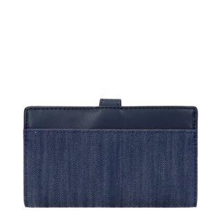 Michael Kors Blue Fabric Wallet