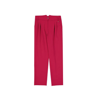 Herno Red Elastane Casual Pants