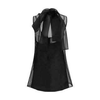 Staud Black Polyester Casual Dress