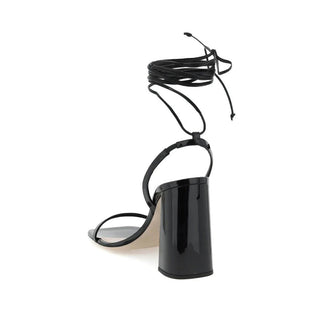 Miu Miu Black Calfskin Sandals
