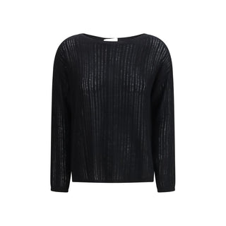 Allude Black Cashmere Sweater