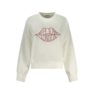 Pepe Jeans Bianco Cotton Womens Sweatshirt
