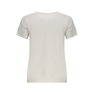 Pepe Jeans White Cotton Women T-Shirt