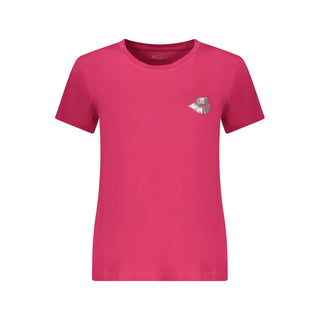 Pepe Jeans Rosso Cotton Women T-Shirt
