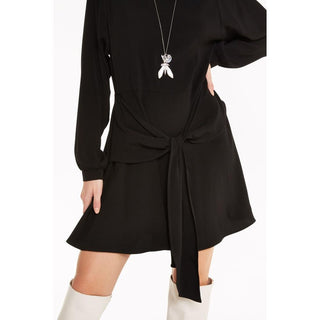Patrizia Pepe Black Viscose Casual Dress