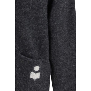 Isabel Marant Étoile Gray Alpaca Vicugna Pacos Cardigan