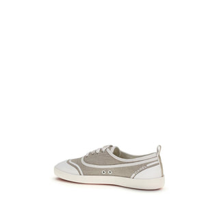 Carel Paris Beige Cotton Low Top Sneakers