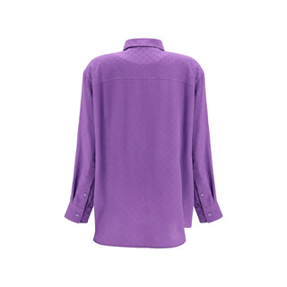 Gucci Purple Silk Shirt