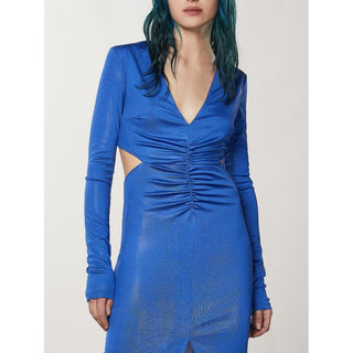 Patrizia Pepe Blue Polyester Casual Dress
