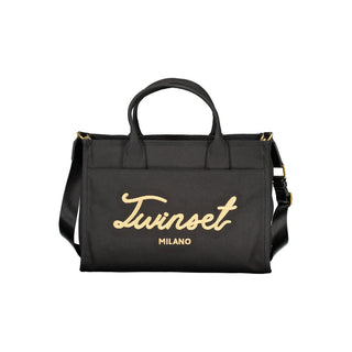 Twinset Nero Cotton Women Tote