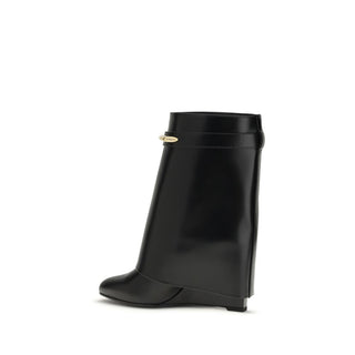 Givenchy Black Calf Leather Bos Taurus Ankle Boots
