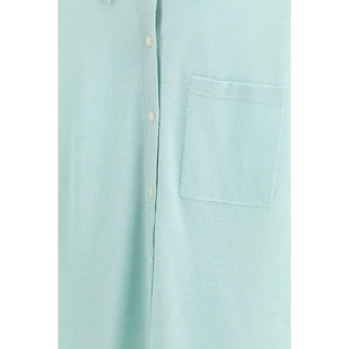 Guest in Residence Blue Cashmere Dress Shirt