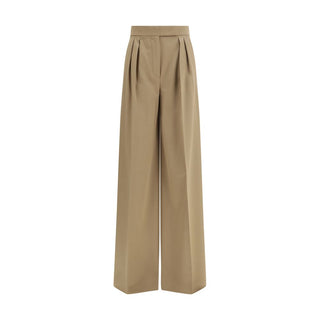 Max Mara Beige Wool Oves Aries Pants