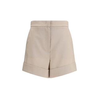Max Mara Bicolor Wool Oves Aries Bermuda Shorts