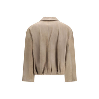 Salvatore Santoro Beige Lamb Ovis Aries Jacket