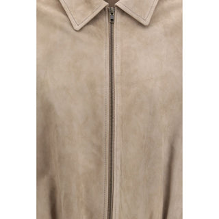 Salvatore Santoro Beige Lamb Ovis Aries Jacket