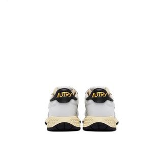 Autry White Fabric Athletic Sneakers