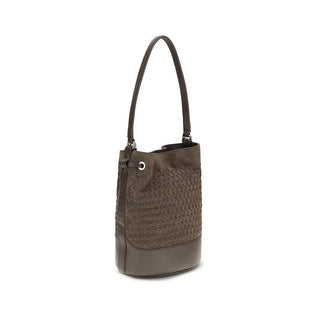 Zanellato Brown Calf Leather Bos Taurus Backet Bag