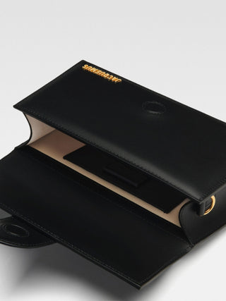 Jacquemus Black Leather Le Grand Bambino Handbag