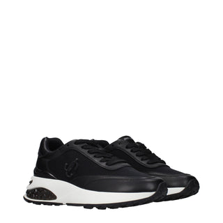 Jimmy Choo Black Fabric Athletic Sneakers