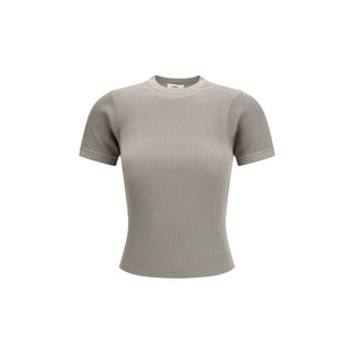 RIER Beige Silk T-Shirt
