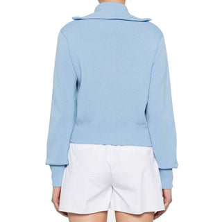 Autry Blue Nylon Cardigan
