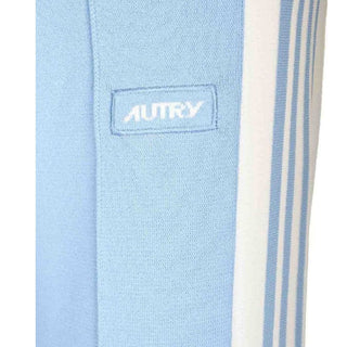 Autry Blue Nylon Joggers (Workout Pants)