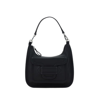 Pierre Hardy Black Calf Leather Bos Taurus Shoulder Bag