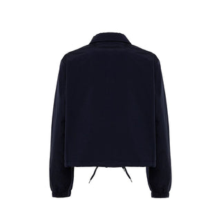 Autry Blue Polyester Full-Length Jacket