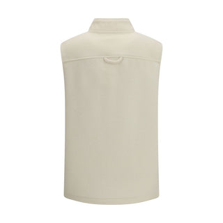 RIER Beige Wool Oves Aries Sleeveless Jacket