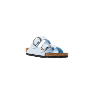 Birkenstock Blue Artificial Leather Slippers