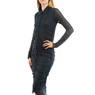 Patrizia Pepe Blue Polyester Casual Dress