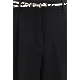 Max Mara Black Triacetate Dress Pants