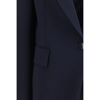 Max Mara Blue Triacetate Blazer