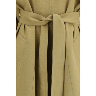 Petar Petrov Beige Lyocell Trench Coat