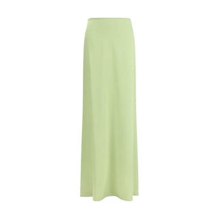 Kristina Ti Bicolor Silk Long Skirt