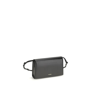 Jil Sander Black Calf Leather Bos Taurus Wallet