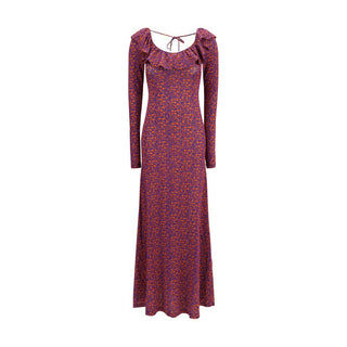 Kristina Ti Multicolor Viscose Casual Dress