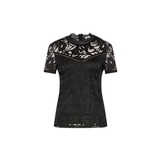 Vila Clothes Black Polyamide T-Shirt