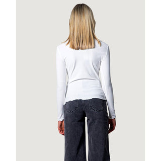 Only White Polyester Turtleneck